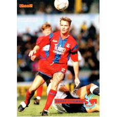 Signed picture of Geoff Thomas the Crystal Palace footballer.